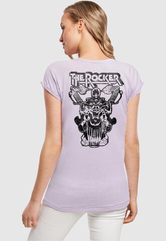 Merchcode T-Shirt 'Thin Lizzy - Rocker' in Lila