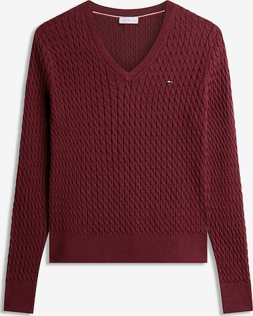 Pull-over TOMMY HILFIGER en rouge : devant