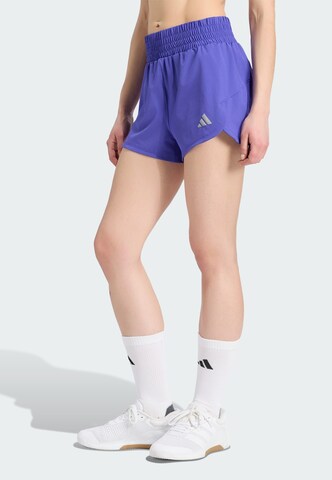ADIDAS PERFORMANCE - Regular Calças de desporto 'Racer Pacer' em roxo: frente