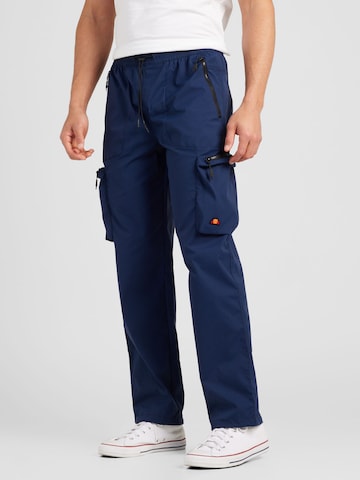 ELLESSE Regular Cargobroek 'Squadron' in Blauw: voorkant