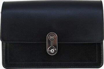 Borsa a spalla 'Borsa a Spalla Carol Miniflap Bruno Magli Eco-Pelle Twist Lock' di Bruno Magli in nero: frontale