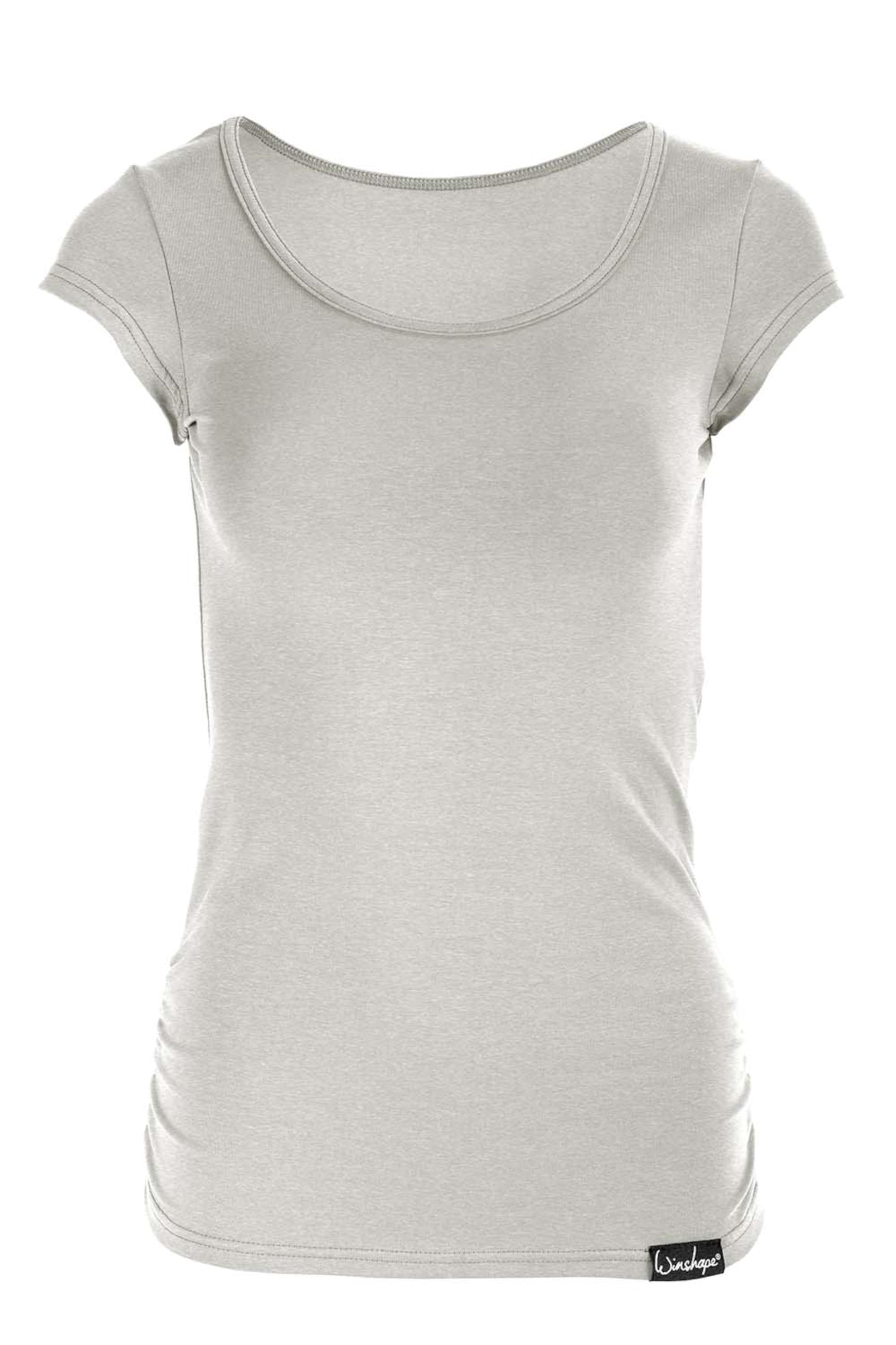 Winshape Λειτουργικό μπλουζάκι 'WTR4' σε γκρι: μπροστά