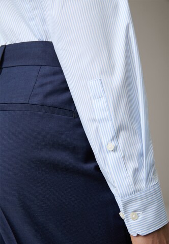 STRELLSON Slim fit Button Up Shirt 'Santos' in Blue