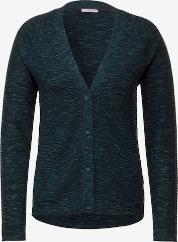 CECIL Knit cardigan in Green: front