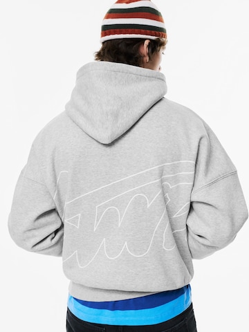 Bluză de molton 'STWD' de la Pull&Bear pe gri: față