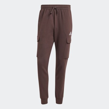 ADIDAS SPORTSWEAR Tapered Sporthose in Braun
