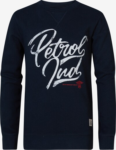 Petrol Industries Sweatshirt 'Wheaton' in rot / schwarz / weiß, Produktansicht