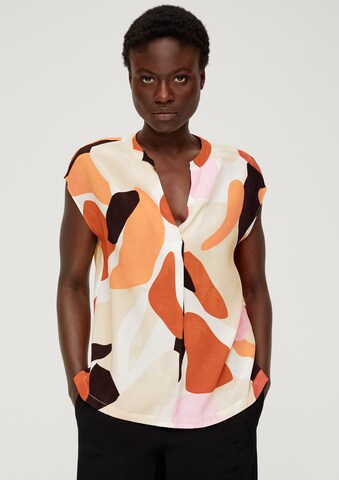 s.Oliver BLACK LABEL Bluse in Beige: Vorderseite