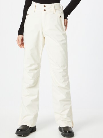 PROTEST Regular Workout Pants 'CINNAMON' in White: front