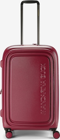 Trolley 'Logoduck' di MANDARINA DUCK in rosa: frontale