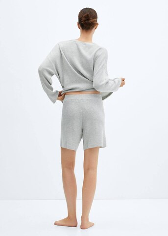 MANGO Pajama Pants in Grey