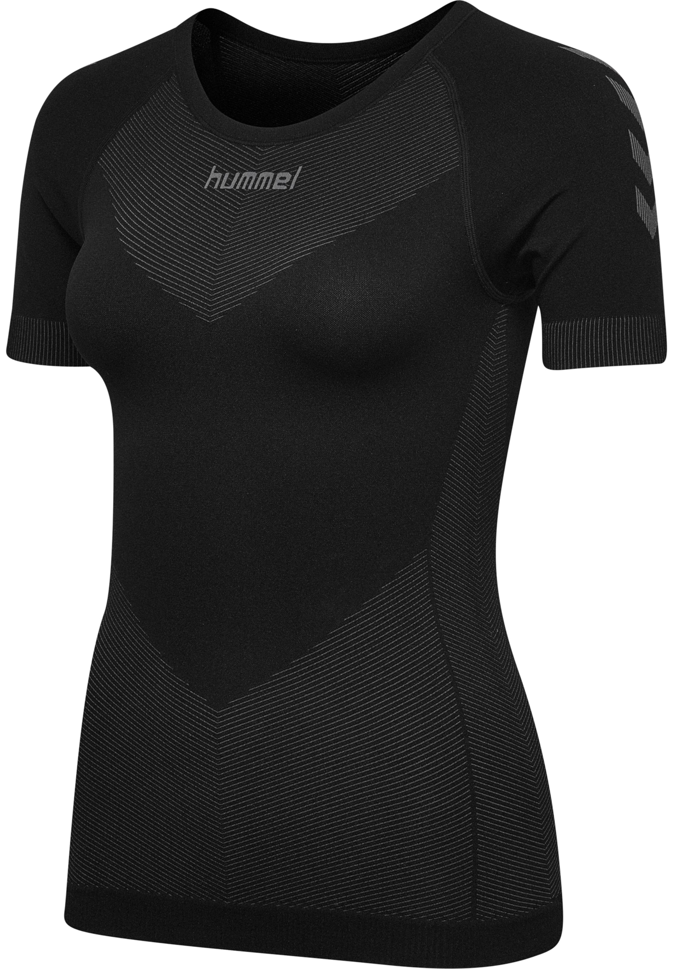 Hummel Funktionsshirt 'First' in Schwarz