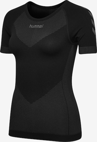 Hummel - Camisa funcionais 'First Seamless' em preto