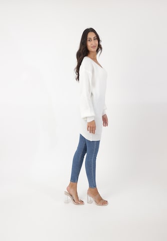 Elara Sweater in White