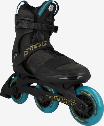 K2 Inline skates en rolschaatsen 'Trio LT 100' in Zwart: voorkant