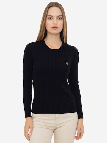 Sir Raymond Tailor Sweater 'Igor' in Black: front