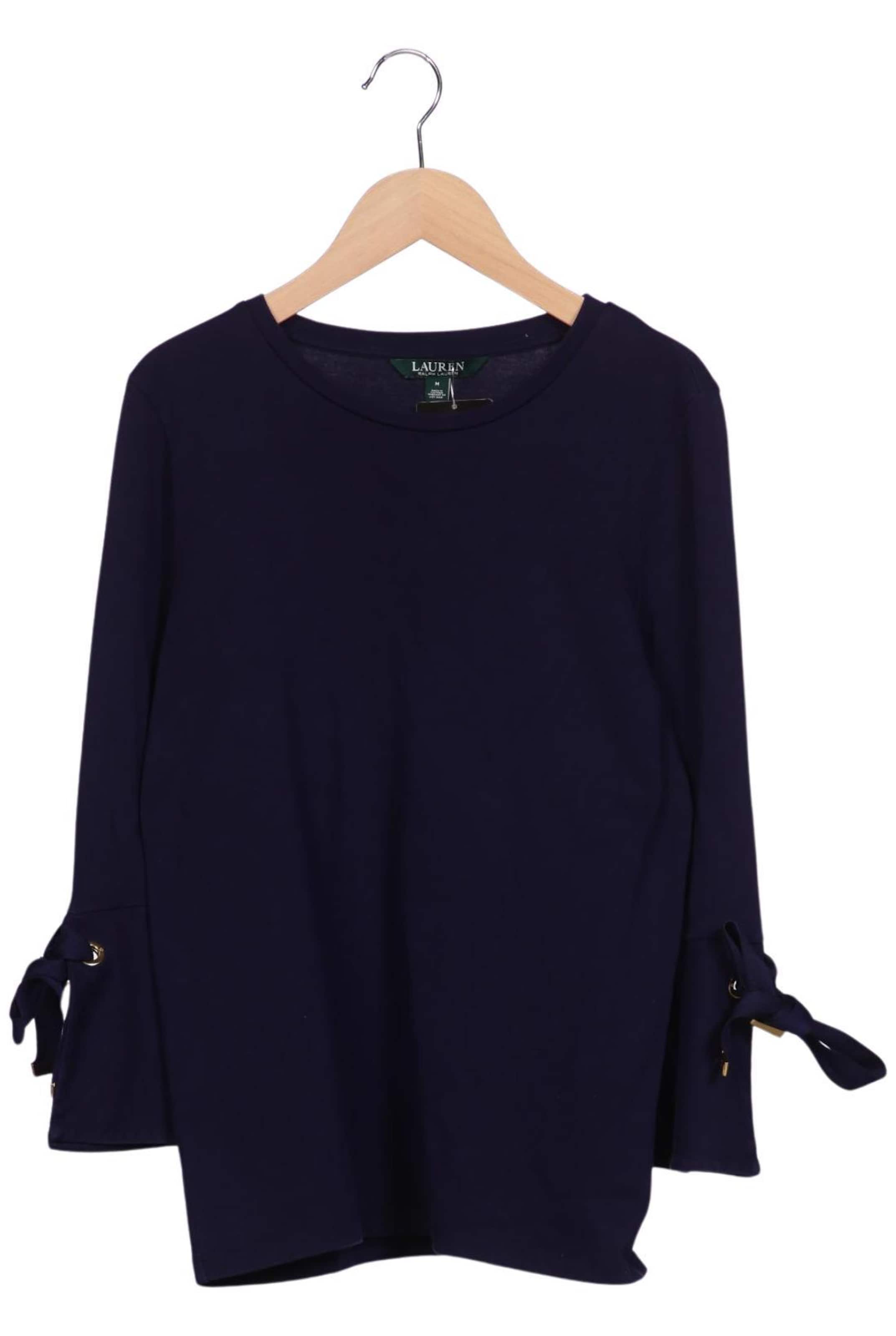 Lauren Ralph Lauren Langarmshirt M in Blau: Vorderseite