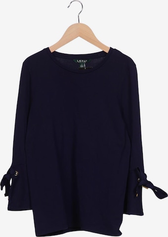Lauren Ralph Lauren Langarmshirt M in Blau: Vorderseite