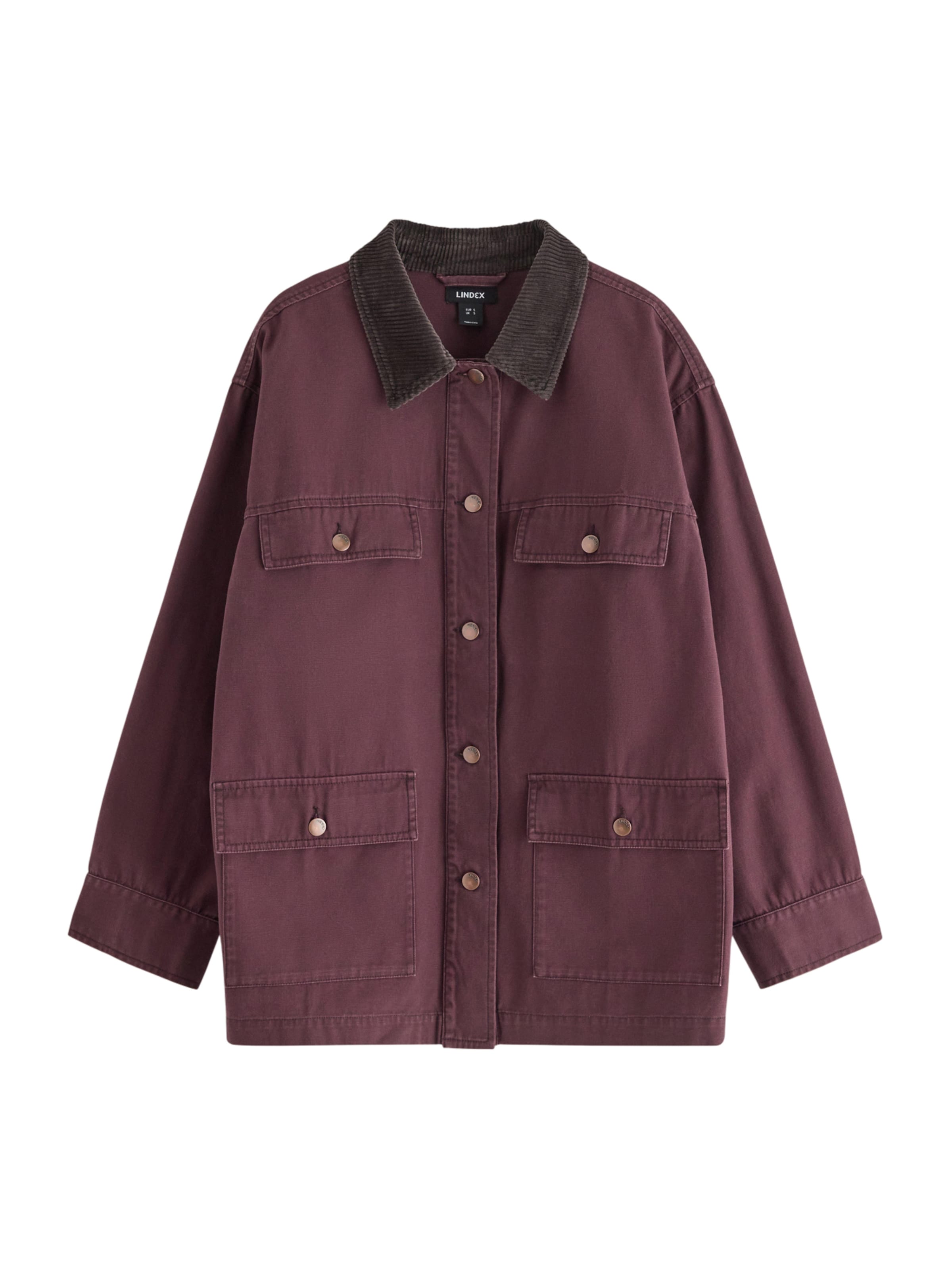 Lindex Veste mi-saison &#x27;Ylva&#x27; en rouge foncé, Vue avec produit