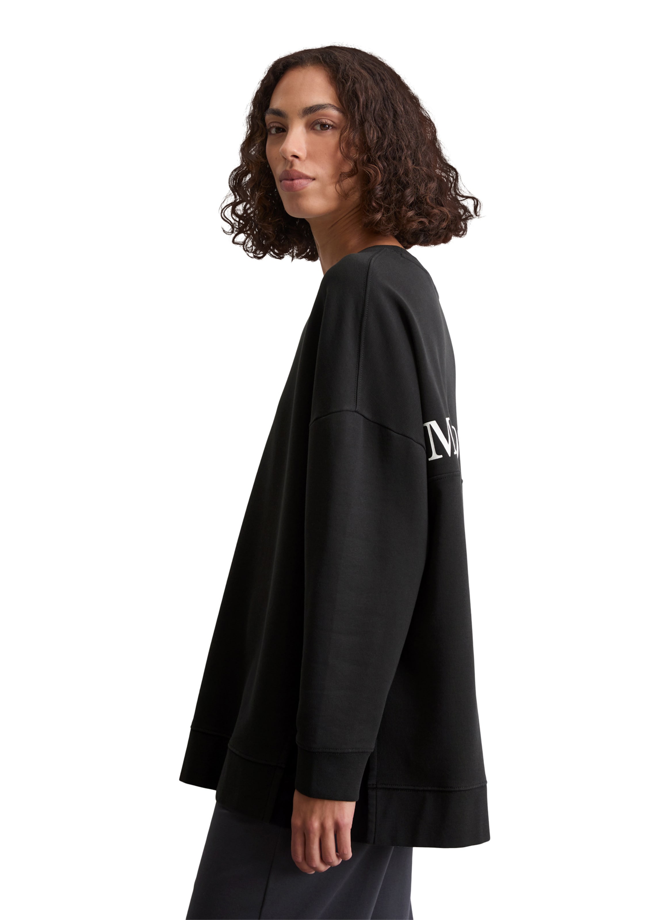 Marc O'Polo Sweatshirt in Schwarz