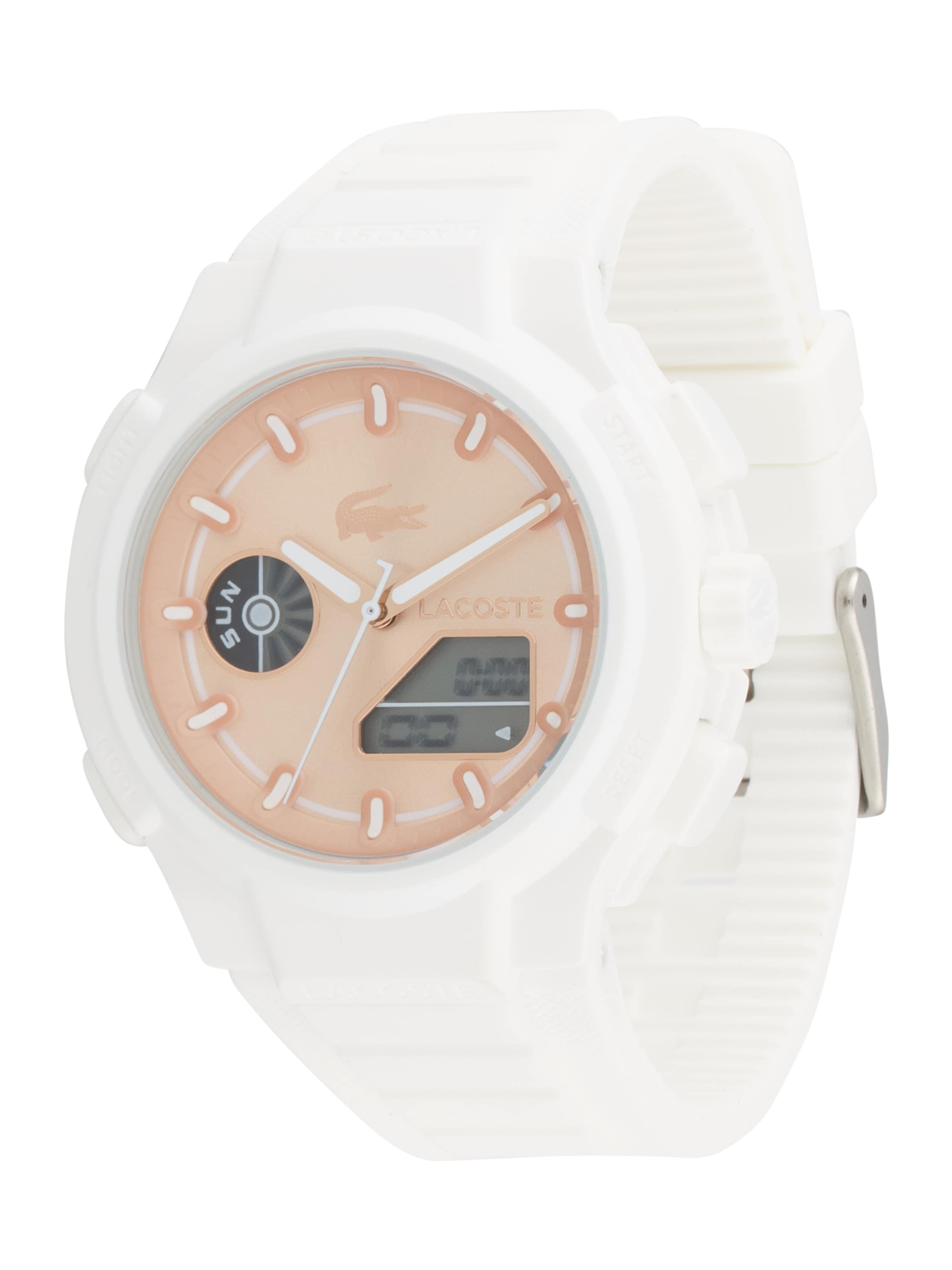LACOSTE Analógové hodinky - Biela: predná strana
