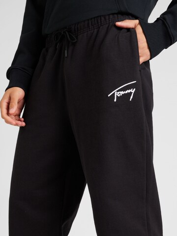 Tommy Jeans - Loosefit Calças em preto