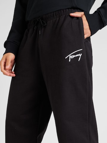 Loosefit Pantaloni de la Tommy Jeans pe negru