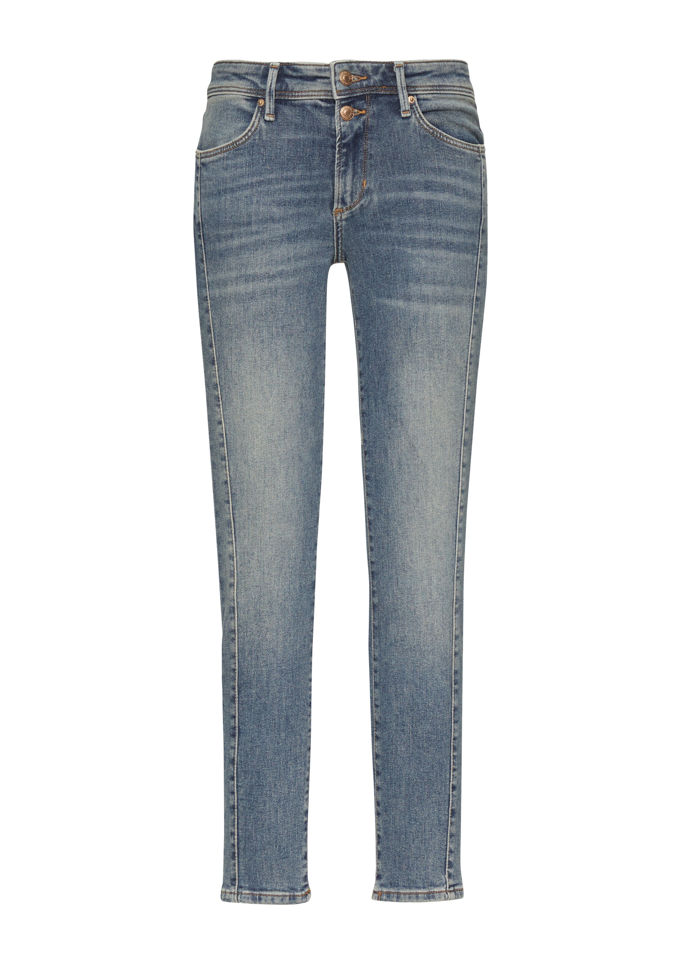 s.Oliver Slimfit Jeans in Blau: Vorderseite