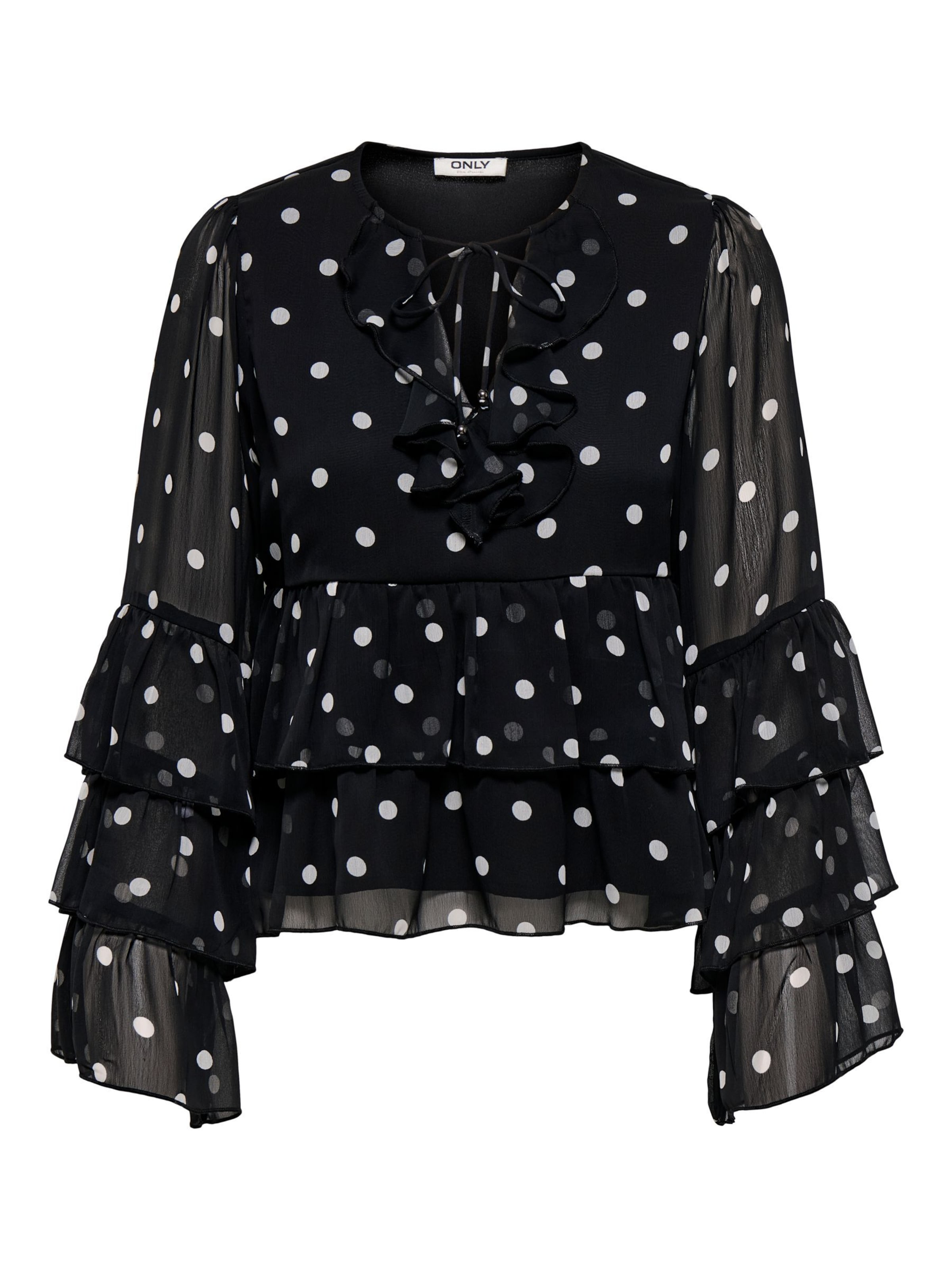 ONLY Bluse 'ONLNovara' in Schwarz: Vorderseite