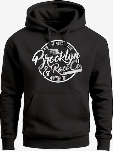 Neverless Sweatshirt 'Brooklyn Race' in Black: front