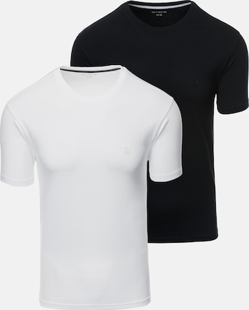 T-Shirt Ombre en noir : devant