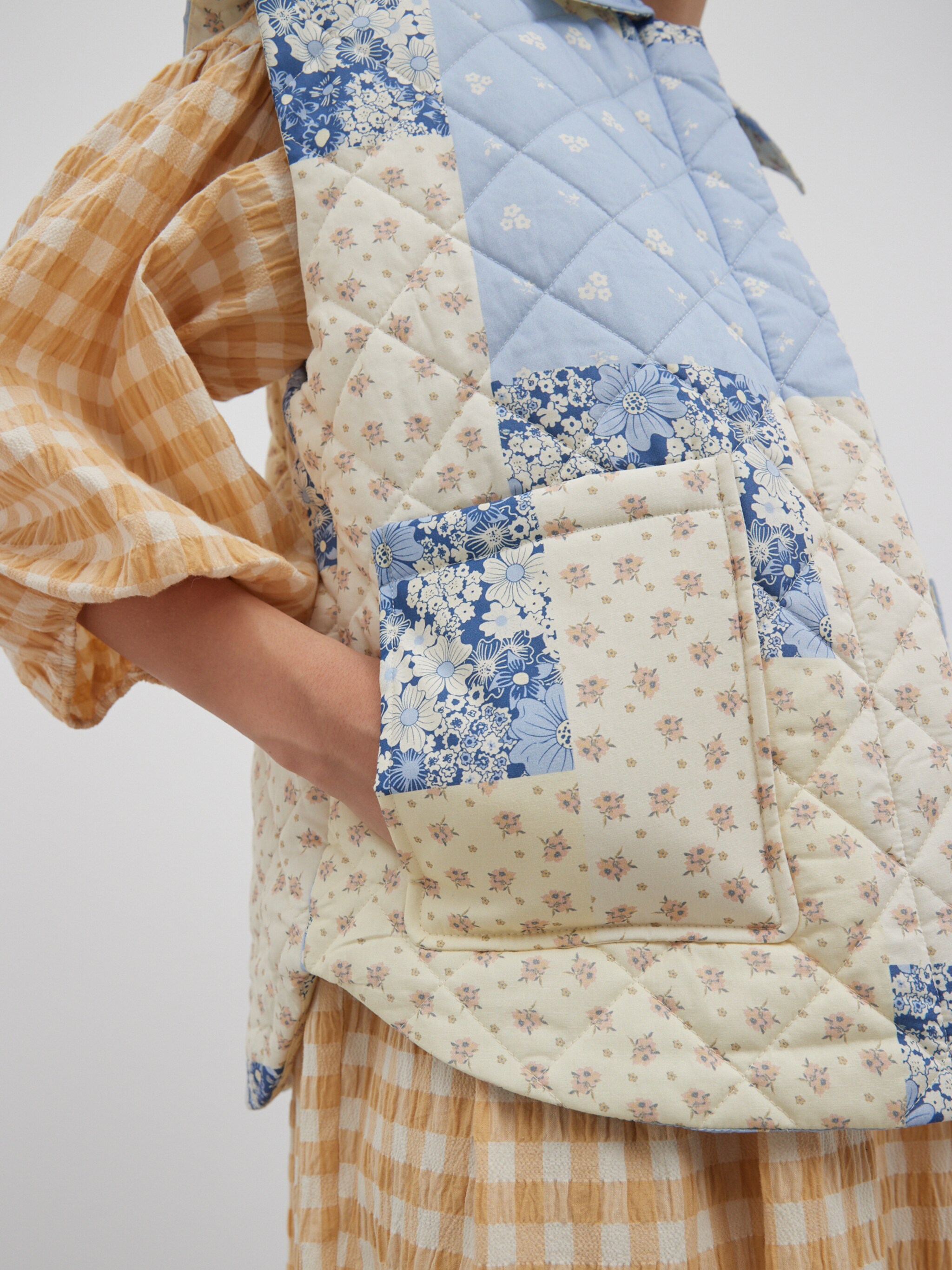 EDITED Produkte Weste 'Kaja' beige