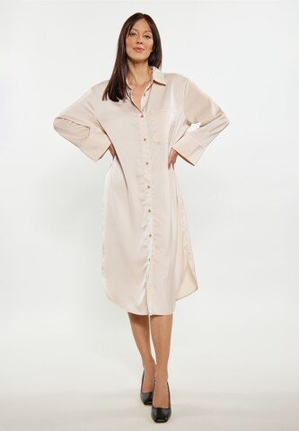 Robe-chemise usha BLACK LABEL en beige