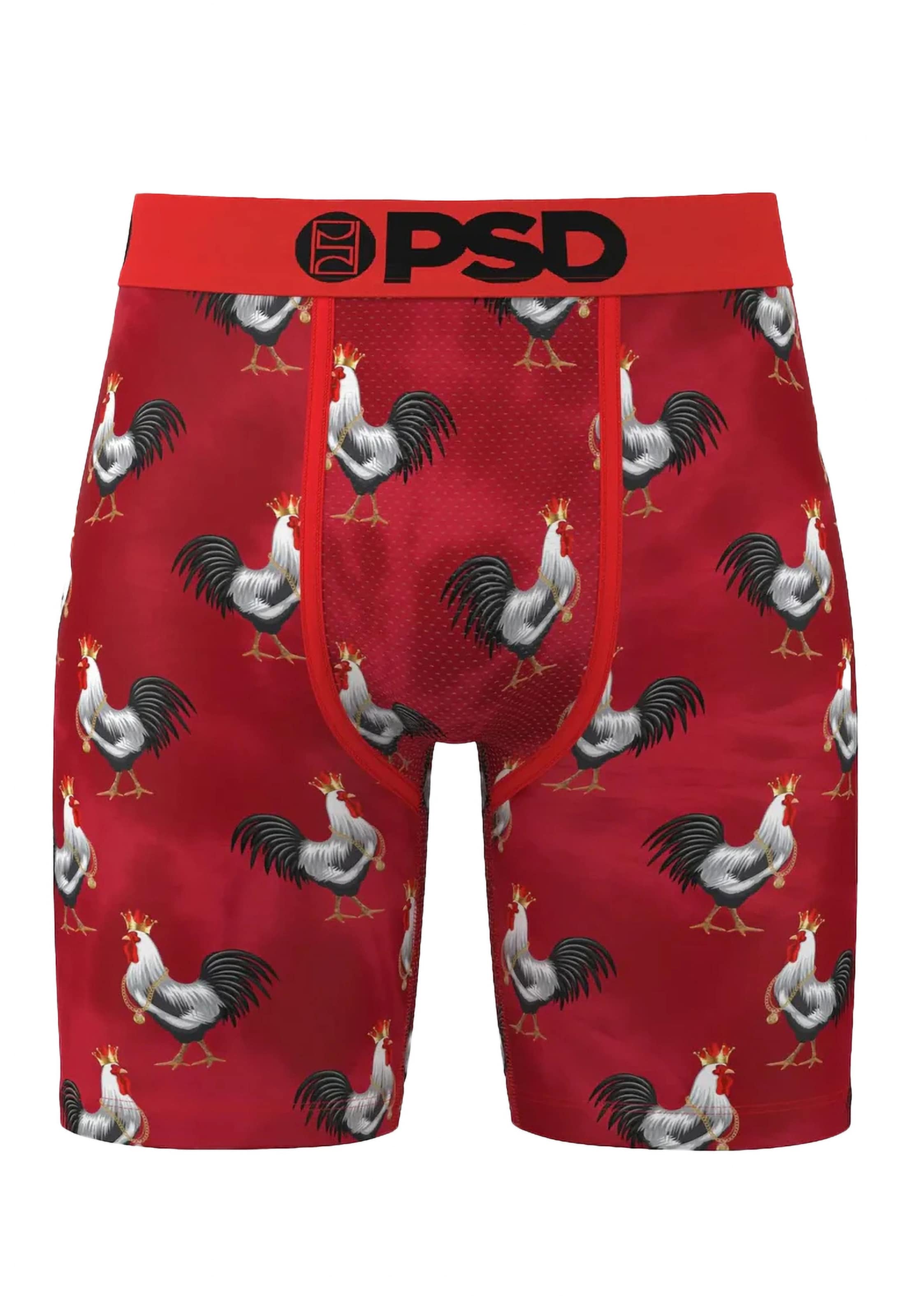 PSD Boxershorts in Rot: Vorderseite