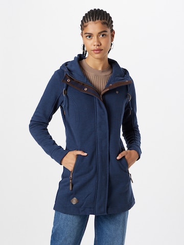 Ragwear Sweatjacke 'LETTI' in Blau: predná strana