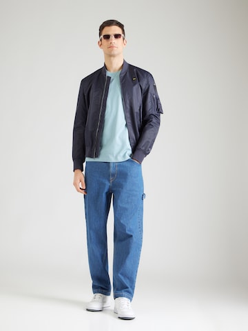 mėlyna Champion Authentic Athletic Apparel Marškinėliai