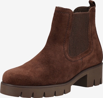GABOR Chelsea boots in Bruin: voorkant