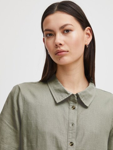 ICHI Blouse 'LINO' in Groen