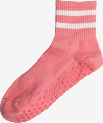 Sculpture Athletic Socks in Pink: front
