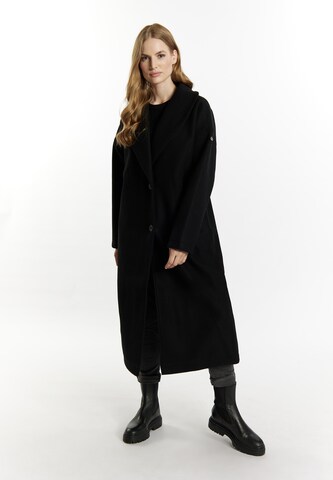 DreiMaster Vintage Between-Seasons Coat in Black