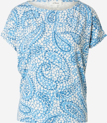 T-shirt s.Oliver en bleu : devant