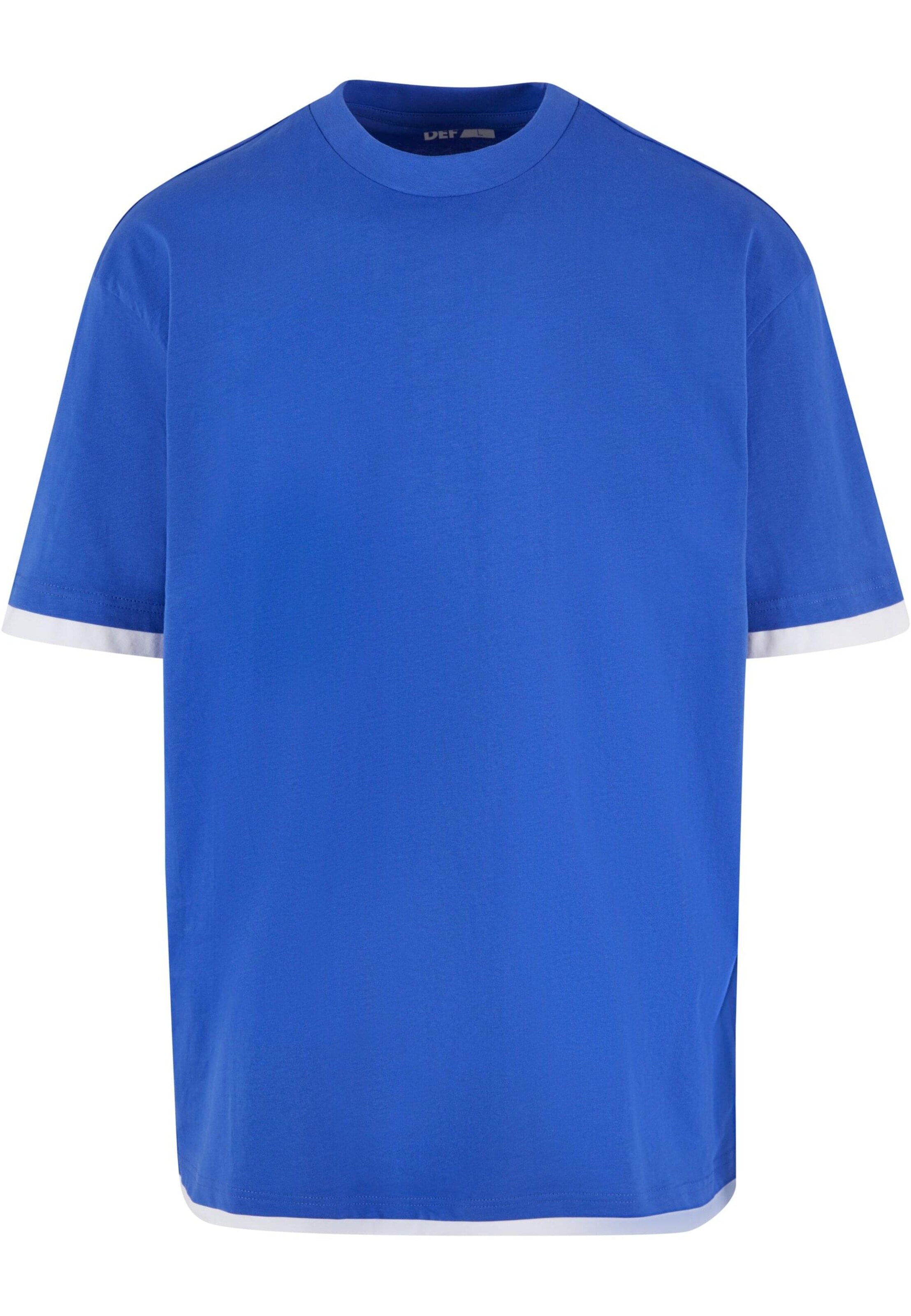 DEF T-Shirt 'Visible Layer' in Blau: Vorderseite