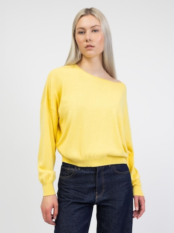BROKE + SCHÖN Sweater in Yellow: front