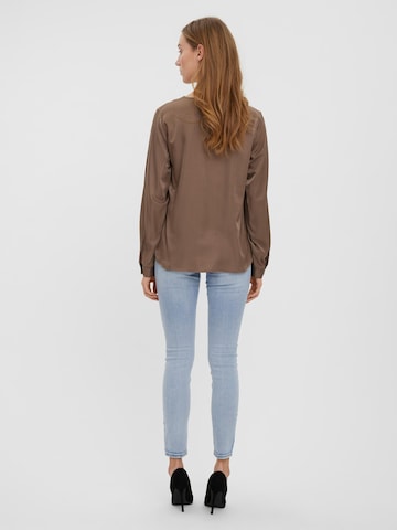 VERO MODA Blouse 'Bonnie' in Brown