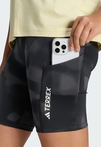 Skinny Pantalon outdoor 'Multi' ADIDAS TERREX en noir