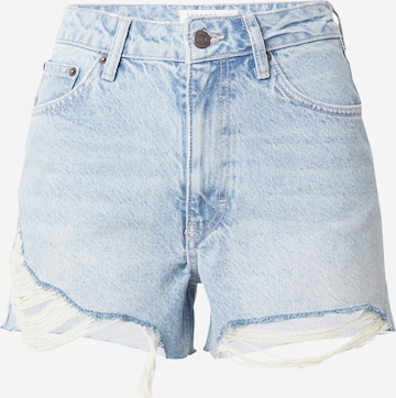 TOPSHOP Regular Shorts in Blau: predná strana