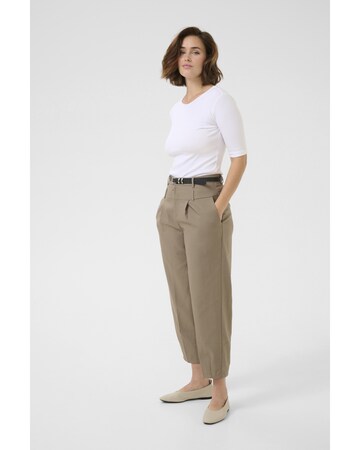 Kaffe Regular Trousers in Grey