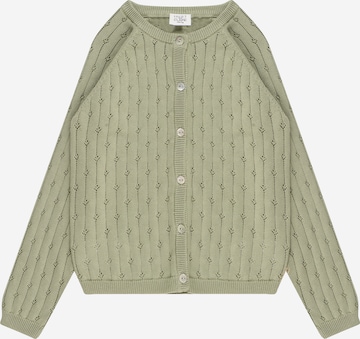 Hust & Claire Knit cardigan 'Cleo' in Green: front