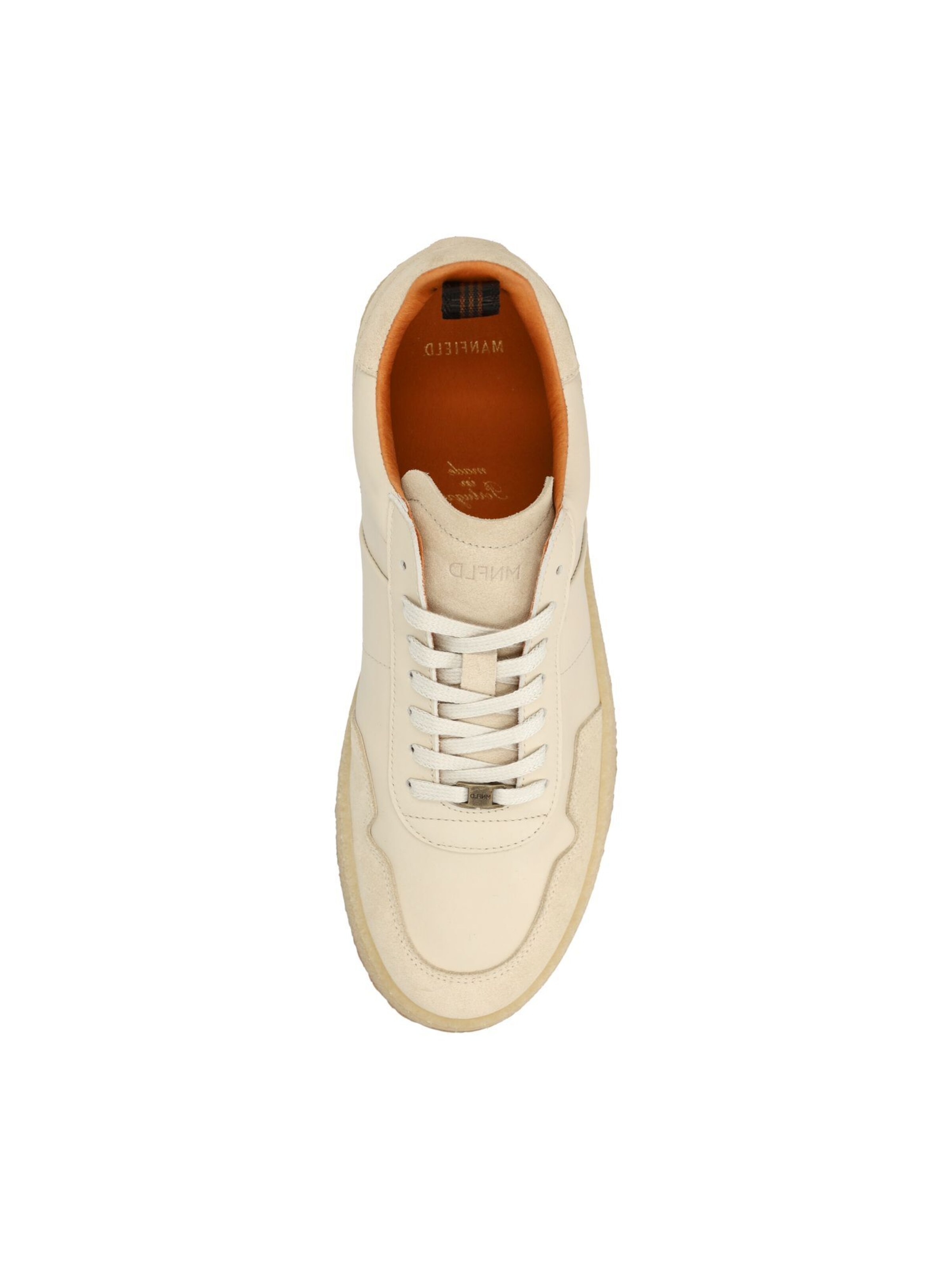 MANFIELD Sneakers laag in Beige