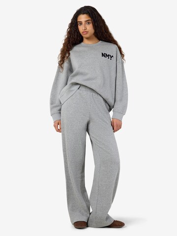 Noisy may - Loosefit Pantalón 'NMBelieve' en gris